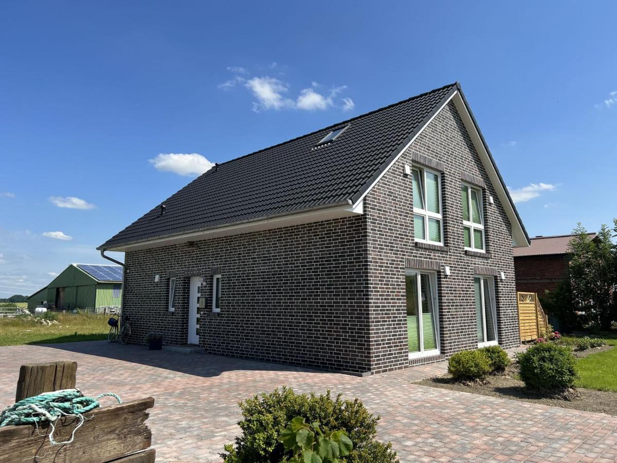 Ferienwohnungen Ebbe Und Flut - Niedrigenergiehaus Elpersbüttel Esterno foto